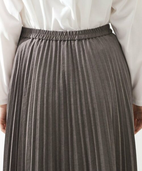 THE SHOP TK / ザ ショップ ティーケー ロング・マキシ丈スカート | スエードプリーツスカート【洗える】 | 詳細14