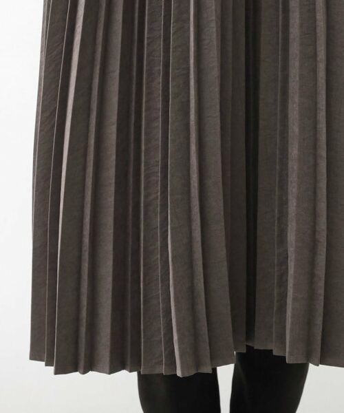 THE SHOP TK / ザ ショップ ティーケー ロング・マキシ丈スカート | スエードプリーツスカート【洗える】 | 詳細16