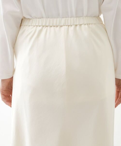 THE SHOP TK / ザ ショップ ティーケー ロング・マキシ丈スカート | サテンAラインスカート【洗える】 | 詳細21