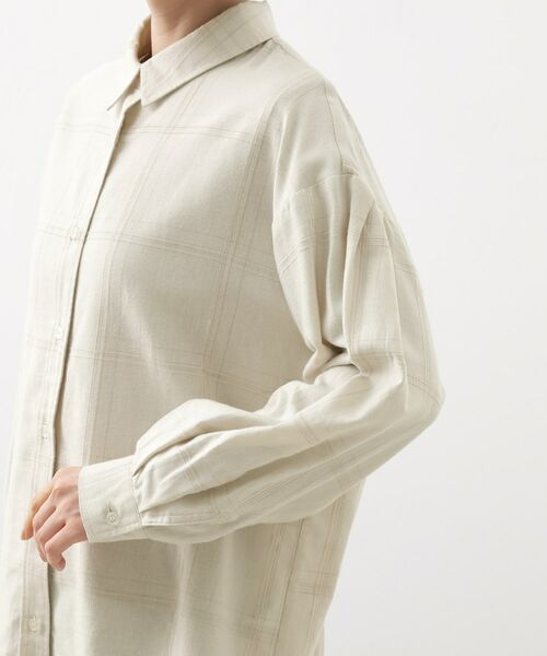 THE SHOP TK / ザ ショップ ティーケー シャツ・ブラウス | インしてる風にも着られるチェックシャツ | 詳細13