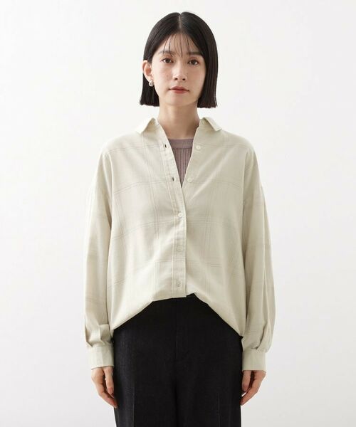 THE SHOP TK / ザ ショップ ティーケー シャツ・ブラウス | インしてる風にも着られるチェックシャツ | 詳細17