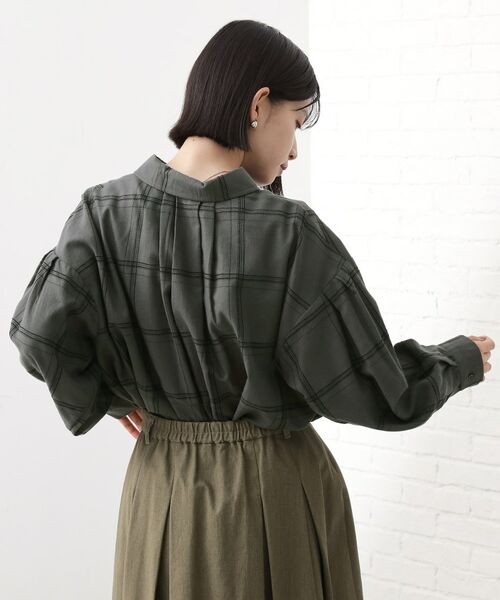 THE SHOP TK / ザ ショップ ティーケー シャツ・ブラウス | インしてる風にも着られるチェックシャツ | 詳細2