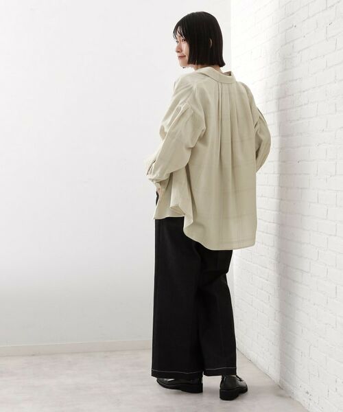 THE SHOP TK / ザ ショップ ティーケー シャツ・ブラウス | インしてる風にも着られるチェックシャツ | 詳細7