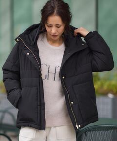 THE SHOP TK / ザ ショップ ティーケー その他アウター | 【すっきり見えシルエット】上品ふわもこ中綿ブルゾン