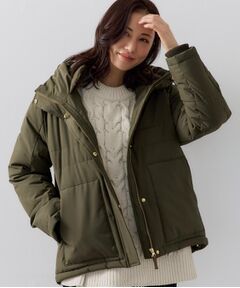 THE SHOP TK / ザ ショップ ティーケー その他アウター | 【すっきり見えシルエット】上品ふわもこ中綿ブルゾン