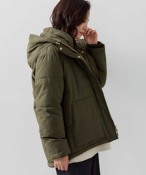 THE SHOP TK / ザ ショップ ティーケー その他アウター | 【すっきり見えシルエット】上品ふわもこ中綿ブルゾン | 詳細14