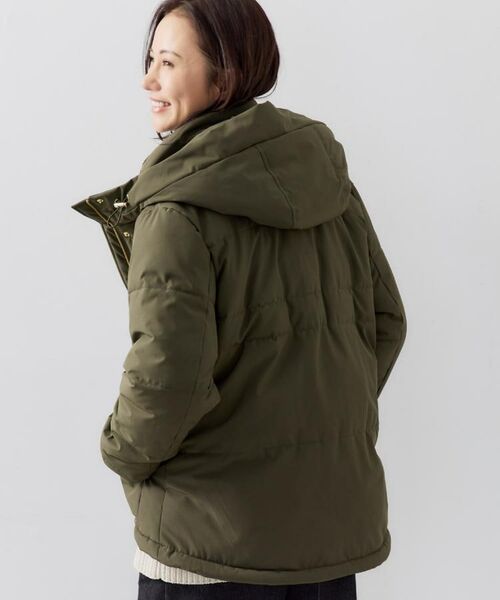 THE SHOP TK / ザ ショップ ティーケー その他アウター | 【すっきり見えシルエット】上品ふわもこ中綿ブルゾン | 詳細15