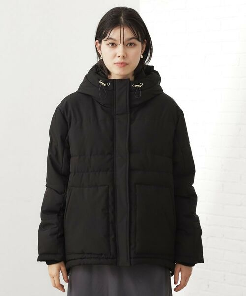 THE SHOP TK / ザ ショップ ティーケー その他アウター | 【すっきり見えシルエット】上品ふわもこ中綿ブルゾン | 詳細22