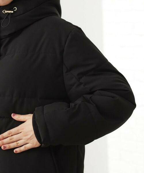 THE SHOP TK / ザ ショップ ティーケー その他アウター | 【すっきり見えシルエット】上品ふわもこ中綿ブルゾン | 詳細28