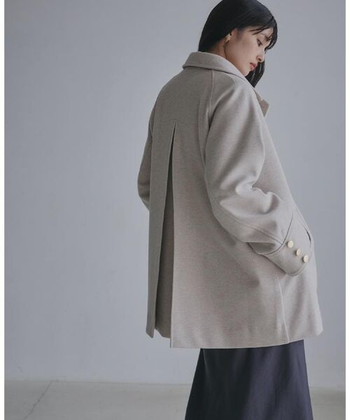 THE SHOP TK / ザ ショップ ティーケー その他アウター | クラシカルな装い ウールライクスタンドカラーコート | 詳細2