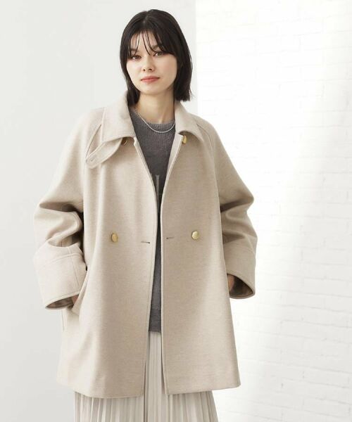 THE SHOP TK / ザ ショップ ティーケー その他アウター | クラシカルな装い ウールライクスタンドカラーコート | 詳細21