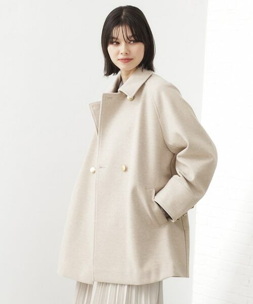 THE SHOP TK / ザ ショップ ティーケー その他アウター | クラシカルな装い ウールライクスタンドカラーコート | 詳細22