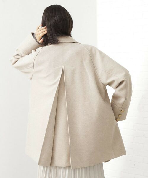 THE SHOP TK / ザ ショップ ティーケー その他アウター | クラシカルな装い ウールライクスタンドカラーコート | 詳細23