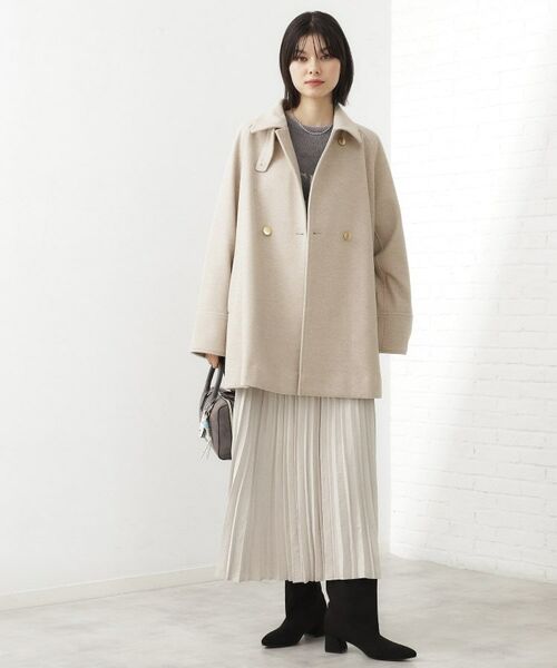 THE SHOP TK / ザ ショップ ティーケー その他アウター | クラシカルな装い ウールライクスタンドカラーコート | 詳細24