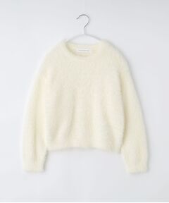 THE SHOP TK / ザ ショップ ティーケー ニット・セーター | 【130・150】フェザークルーネックニット