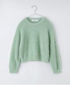 THE SHOP TK / ザ ショップ ティーケー ニット・セーター | 【130・150】フェザークルーネックニット