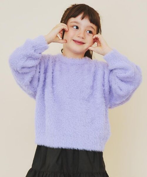 THE SHOP TK / ザ ショップ ティーケー ニット・セーター | 【130・150】フェザークルーネックニット | 詳細2