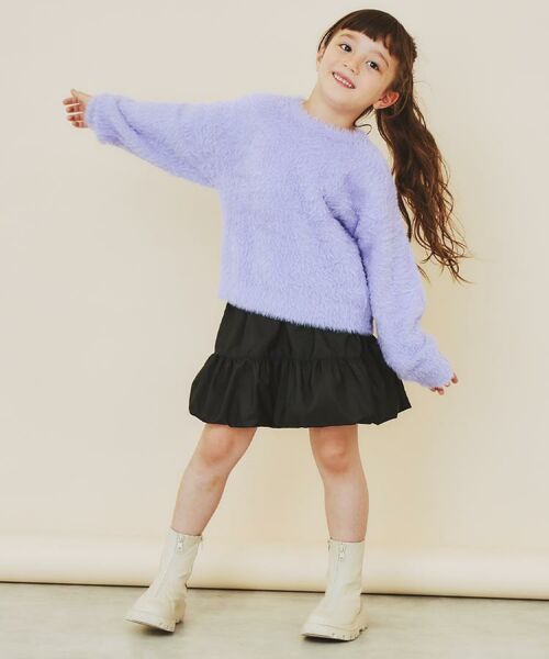 THE SHOP TK / ザ ショップ ティーケー ニット・セーター | 【130・150】フェザークルーネックニット | 詳細4