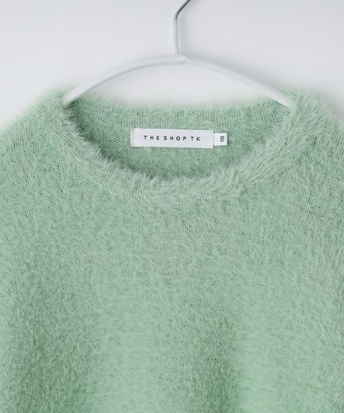 THE SHOP TK / ザ ショップ ティーケー ニット・セーター | 【130・150】フェザークルーネックニット | 詳細9
