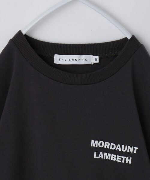 THE SHOP TK / ザ ショップ ティーケー Tシャツ | 【110－160】レイヤード風デニムアップリケロンTee | 詳細12