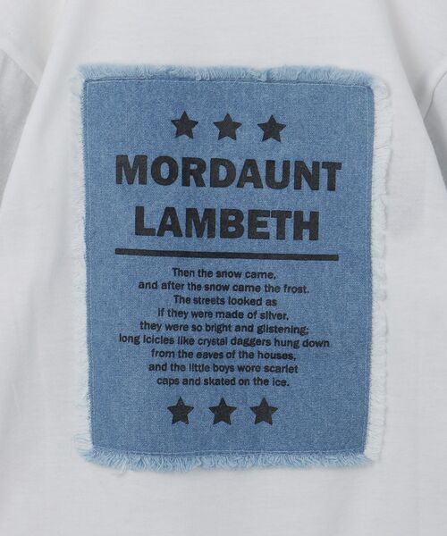 THE SHOP TK / ザ ショップ ティーケー Tシャツ | 【110－160】レイヤード風デニムアップリケロンTee | 詳細16