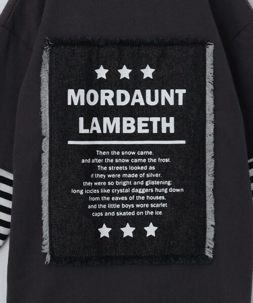 THE SHOP TK / ザ ショップ ティーケー Tシャツ | 【110－160】レイヤード風デニムアップリケロンTee | 詳細18