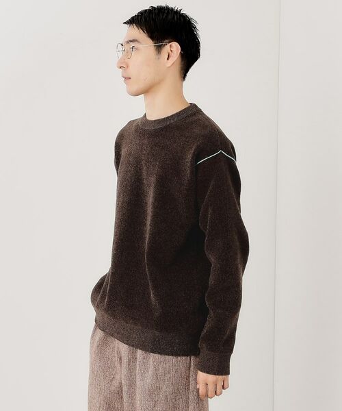 THE SHOP TK / ザ ショップ ティーケー ニット・セーター | 【大好評につき再登場！！】配色モールニット 洗濯機OK | 詳細13