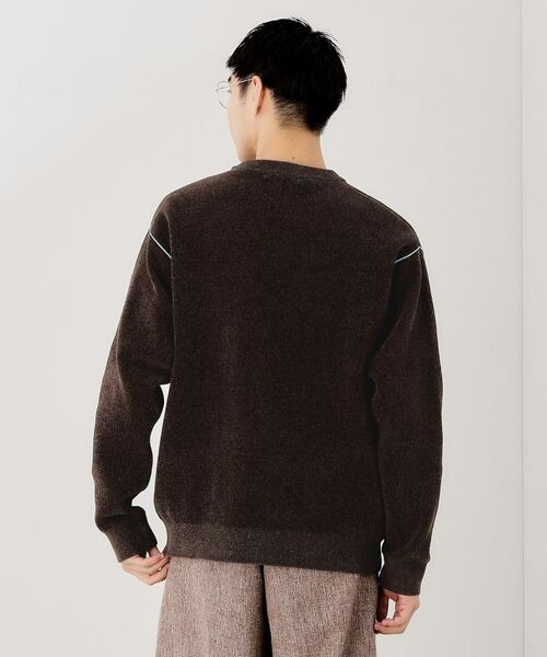 THE SHOP TK / ザ ショップ ティーケー ニット・セーター | 【大好評につき再登場！！】配色モールニット 洗濯機OK | 詳細14