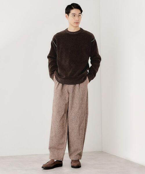 THE SHOP TK / ザ ショップ ティーケー ニット・セーター | 【大好評につき再登場！！】配色モールニット 洗濯機OK | 詳細15