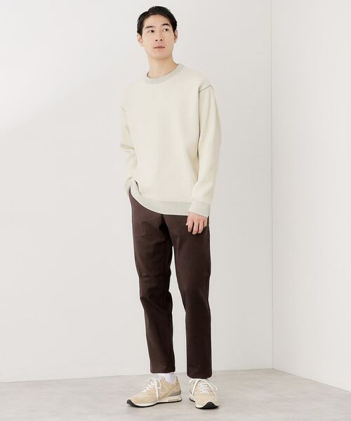 THE SHOP TK / ザ ショップ ティーケー ニット・セーター | 【大好評につき再登場！！】配色モールニット 洗濯機OK | 詳細3