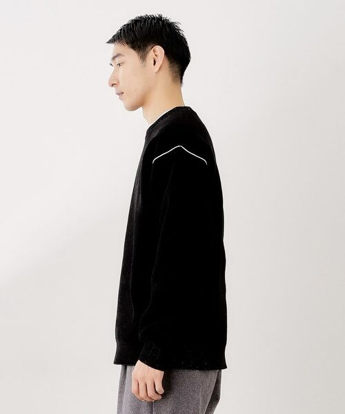 THE SHOP TK / ザ ショップ ティーケー ニット・セーター | 【大好評につき再登場！！】配色モールニット 洗濯機OK | 詳細5