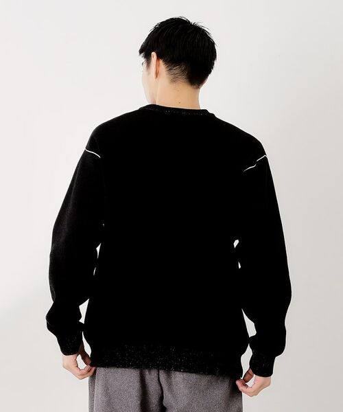 THE SHOP TK / ザ ショップ ティーケー ニット・セーター | 【大好評につき再登場！！】配色モールニット 洗濯機OK | 詳細6