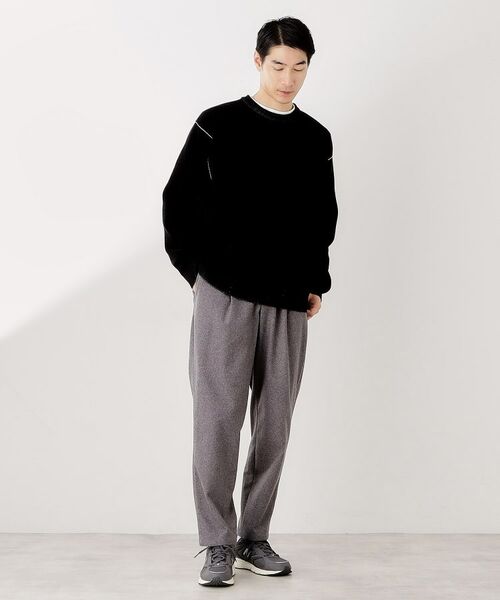 THE SHOP TK / ザ ショップ ティーケー ニット・セーター | 【大好評につき再登場！！】配色モールニット 洗濯機OK | 詳細7