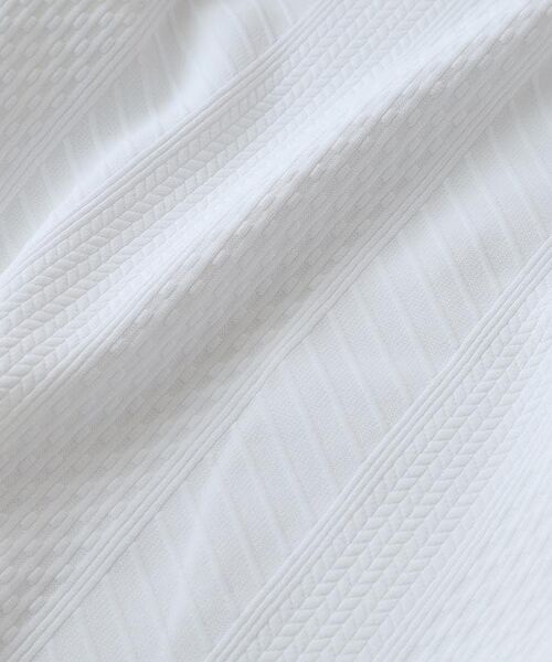 THE SHOP TK / ザ ショップ ティーケー スウェット | 【無地に飽きた方へ】ふくれジャカードスウェット　洗濯機OK/6色展開/ユニセックスでおすすめ！ | 詳細12