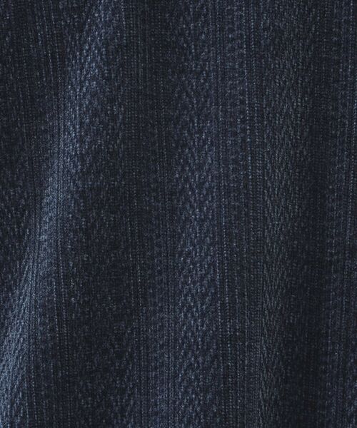THE SHOP TK / ザ ショップ ティーケー カットソー | 【心地良い、滑らかさ】レイヤード風ケーブル ニットソー 【洗濯機OK】 | 詳細20