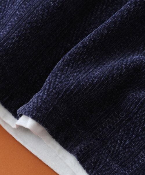 THE SHOP TK / ザ ショップ ティーケー カットソー | 【心地良い、滑らかさ】レイヤード風ケーブル ニットソー 【洗濯機OK】 | 詳細3