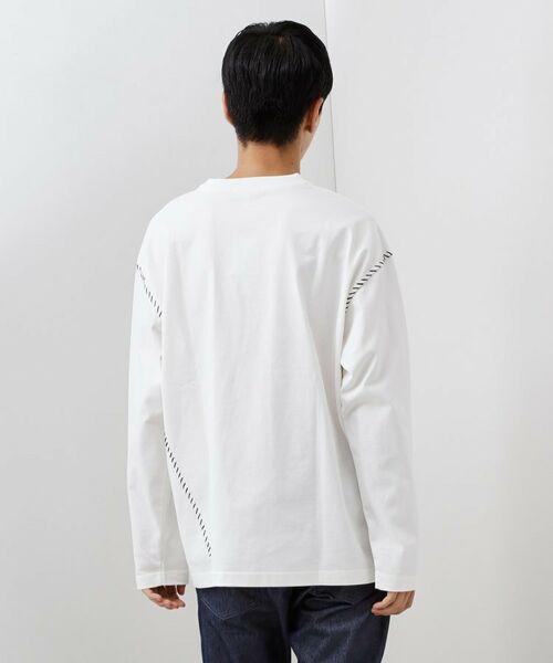 THE SHOP TK / ザ ショップ ティーケー カットソー | ハンドステッチ長袖Tシャツ 【洗濯機OK】 | 詳細1