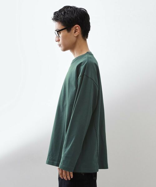 THE SHOP TK / ザ ショップ ティーケー カットソー | ハンドステッチ長袖Tシャツ 【洗濯機OK】 | 詳細13
