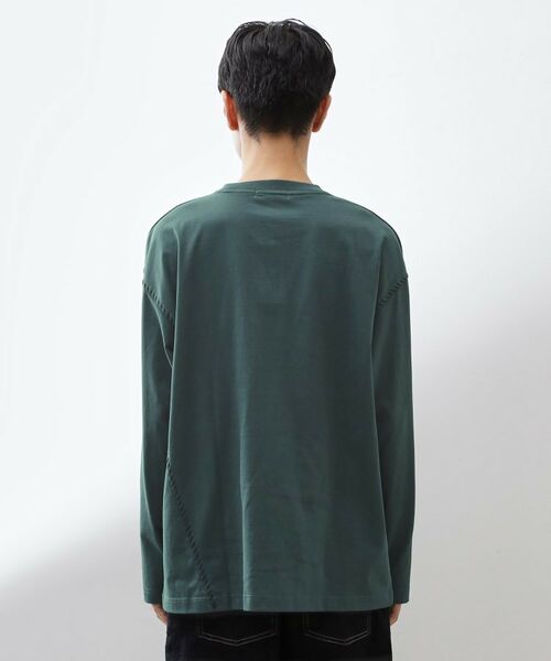 THE SHOP TK / ザ ショップ ティーケー カットソー | ハンドステッチ長袖Tシャツ 【洗濯機OK】 | 詳細14