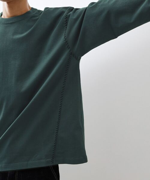 THE SHOP TK / ザ ショップ ティーケー カットソー | ハンドステッチ長袖Tシャツ 【洗濯機OK】 | 詳細16