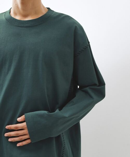 THE SHOP TK / ザ ショップ ティーケー カットソー | ハンドステッチ長袖Tシャツ 【洗濯機OK】 | 詳細17