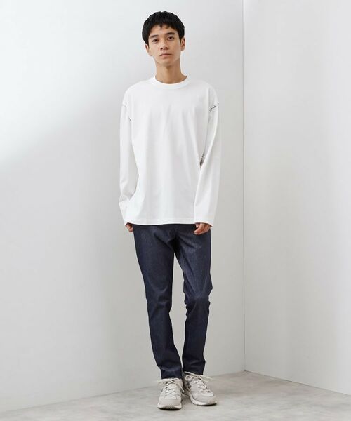 THE SHOP TK / ザ ショップ ティーケー カットソー | ハンドステッチ長袖Tシャツ 【洗濯機OK】 | 詳細2