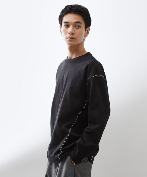THE SHOP TK / ザ ショップ ティーケー カットソー | ハンドステッチ長袖Tシャツ 【洗濯機OK】 | 詳細4