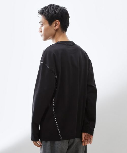 THE SHOP TK / ザ ショップ ティーケー カットソー | ハンドステッチ長袖Tシャツ 【洗濯機OK】 | 詳細5