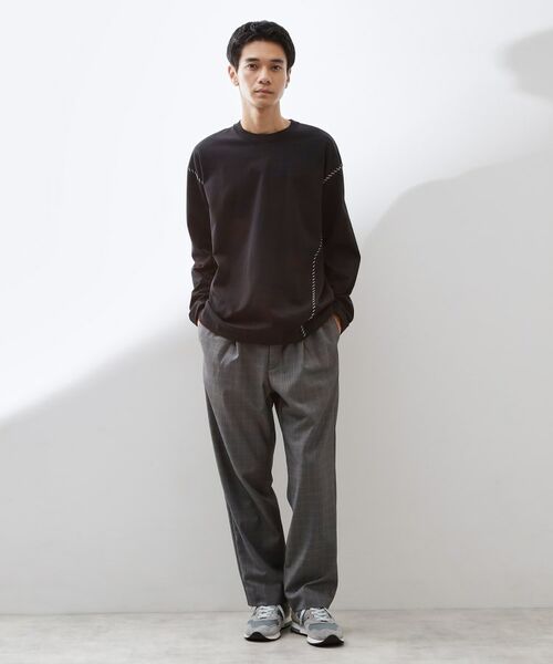 THE SHOP TK / ザ ショップ ティーケー カットソー | ハンドステッチ長袖Tシャツ 【洗濯機OK】 | 詳細6