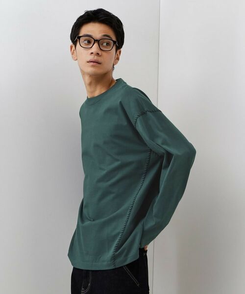 THE SHOP TK / ザ ショップ ティーケー カットソー | ハンドステッチ長袖Tシャツ 【洗濯機OK】 | 詳細8