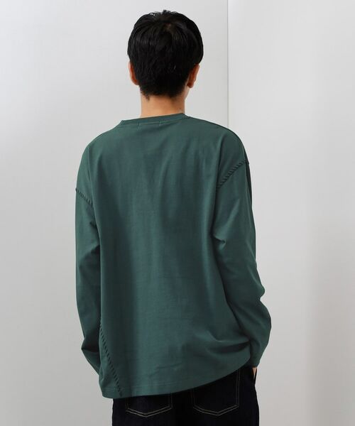 THE SHOP TK / ザ ショップ ティーケー カットソー | ハンドステッチ長袖Tシャツ 【洗濯機OK】 | 詳細9
