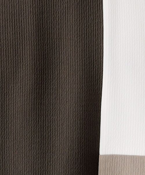 THE SHOP TK / ザ ショップ ティーケー カットソー | 【一枚で着映える】パネルブロッキング長袖Tシャツ 【洗濯機OK】 | 詳細8