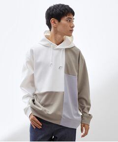 THE SHOP TK / ザ ショップ ティーケー パーカー | 【一枚で着映える】ポンチブロッキングパーカ 洗濯機OK