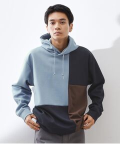 THE SHOP TK / ザ ショップ ティーケー パーカー | 【一枚で着映える】ポンチブロッキングパーカ 洗濯機OK